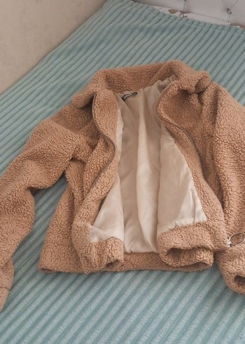 Zara Kahverengi Peluş Kadın Ceket