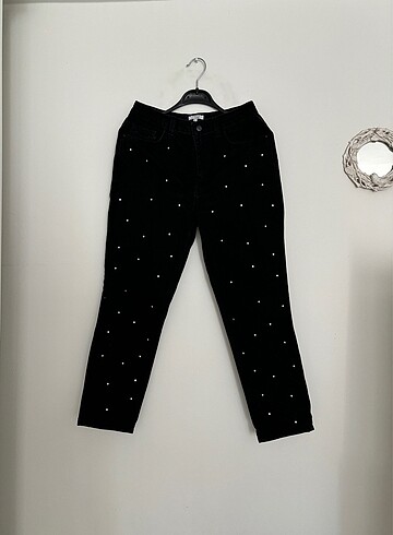 TWIST Taşlı Mom Jean