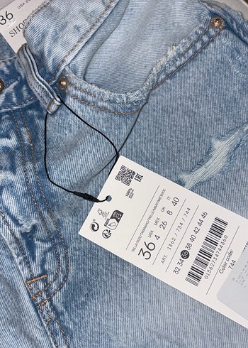 Stradivarius Mini Denim Şort D75 - Görsel 6