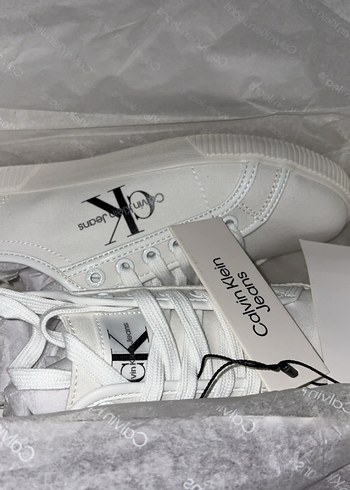 Calvin Klein Kadın Beyaz Spor Ayakkabı - Görsel 10