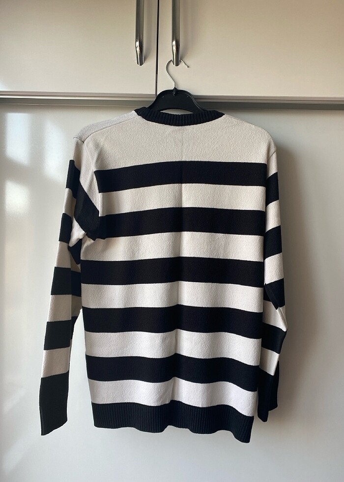 Çizgili kazak levis - Görsel 3