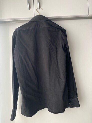 Siyah gömlek 0 Pamuk - Görsel 3