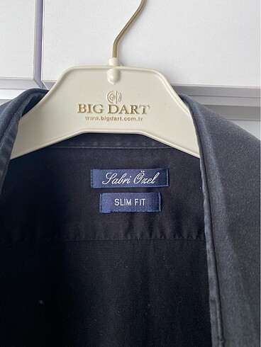 Siyah gömlek 0 Pamuk - Görsel 2