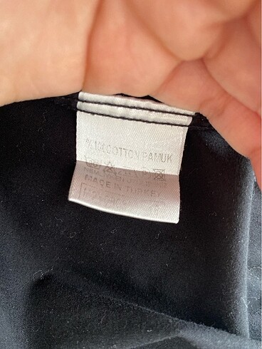 Siyah gömlek 0 Pamuk - Görsel 4