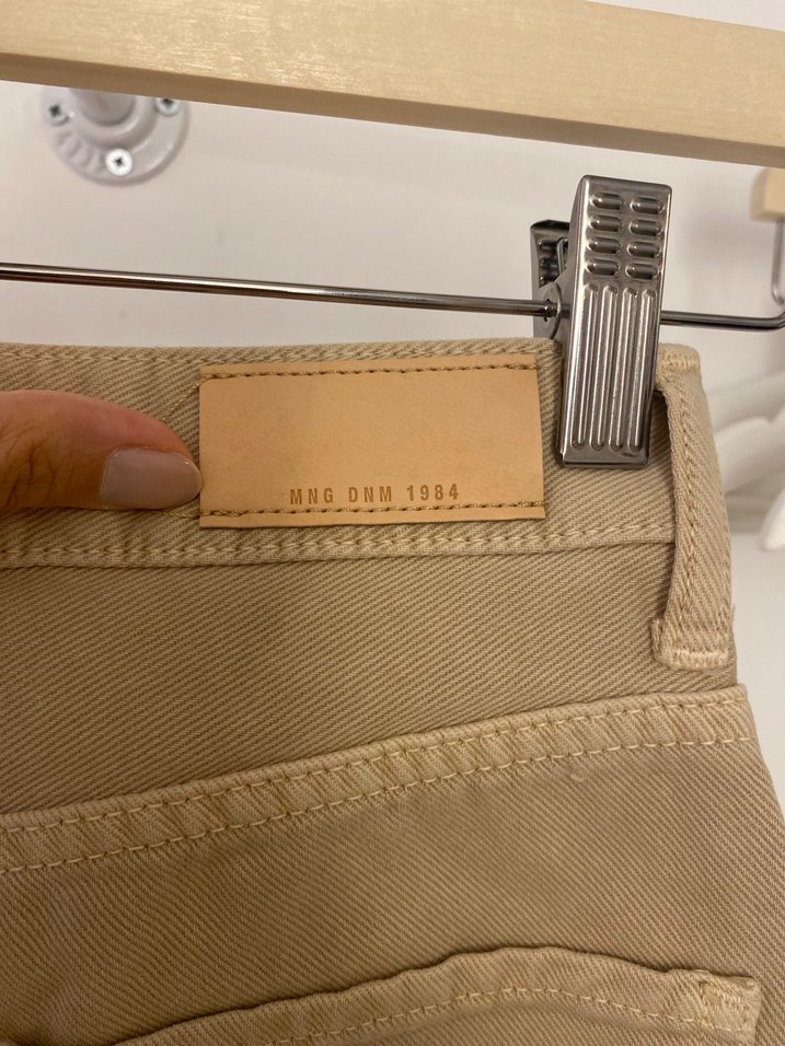 Bej Kadın Denim Pantolon mango - Görsel 4