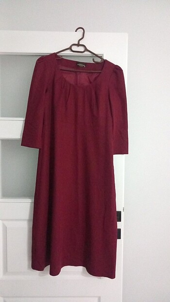 Bordo abiye elbise yenidir temizdir 