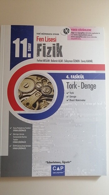 Beden Renk Çap Yayınları 11.sınıf Fizik Fasikül