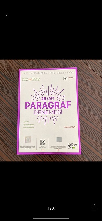 345 Paragraf Deneme 25li