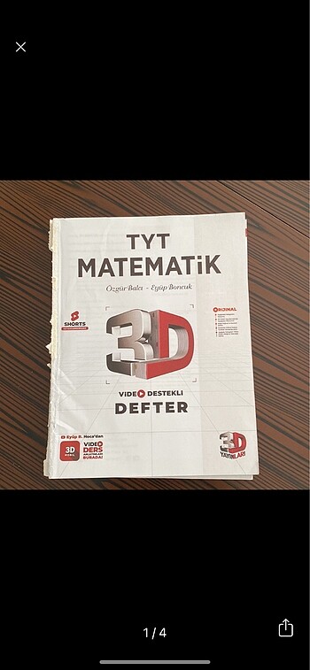 3D TYT Matematik Video Destekli Defter