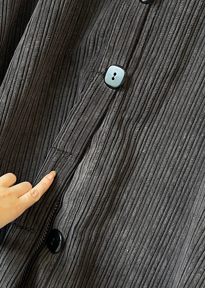 Zara füme fitilli parka - Görsel 2