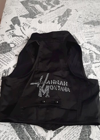 Düğmeli Siyah Gotik Kadın Yelek - Görsel 2