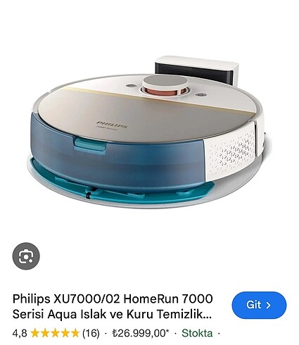 XU7000/02 Beyaz Renk Ürün Sıfır Hiç Kullanılmadı