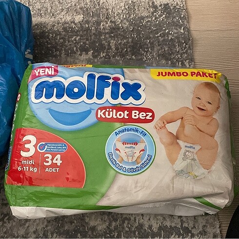 Molfix Külot Bez 3lü PAKET FİYATIDIR