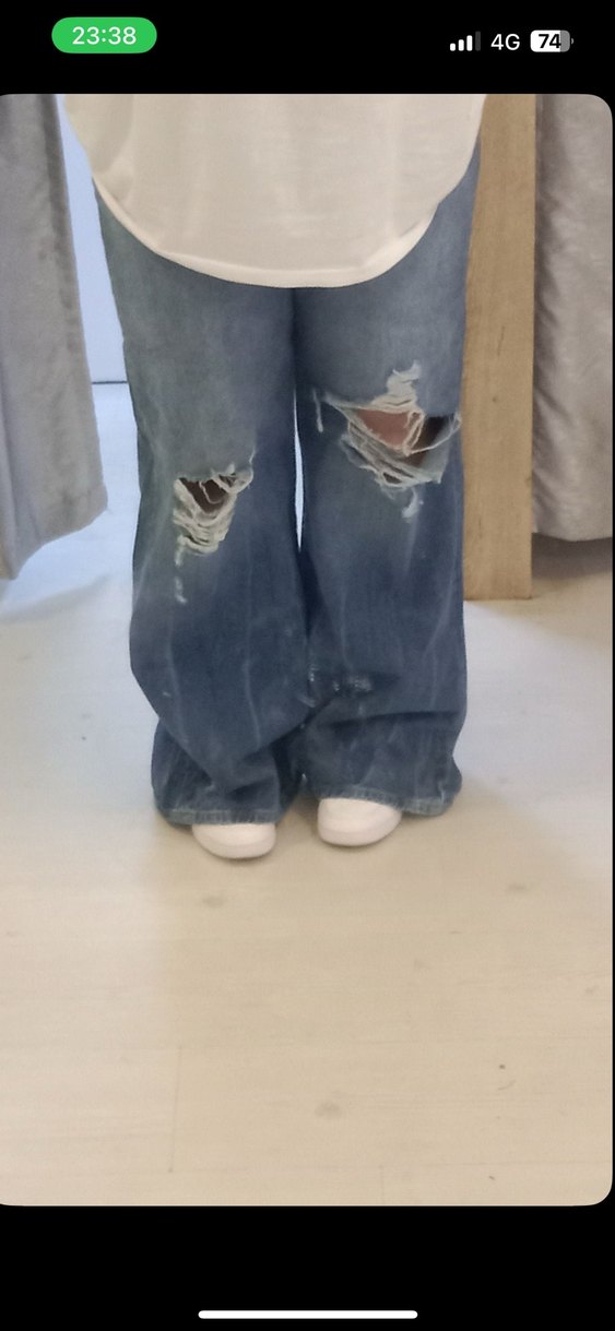 yırtık jean - Görsel 2