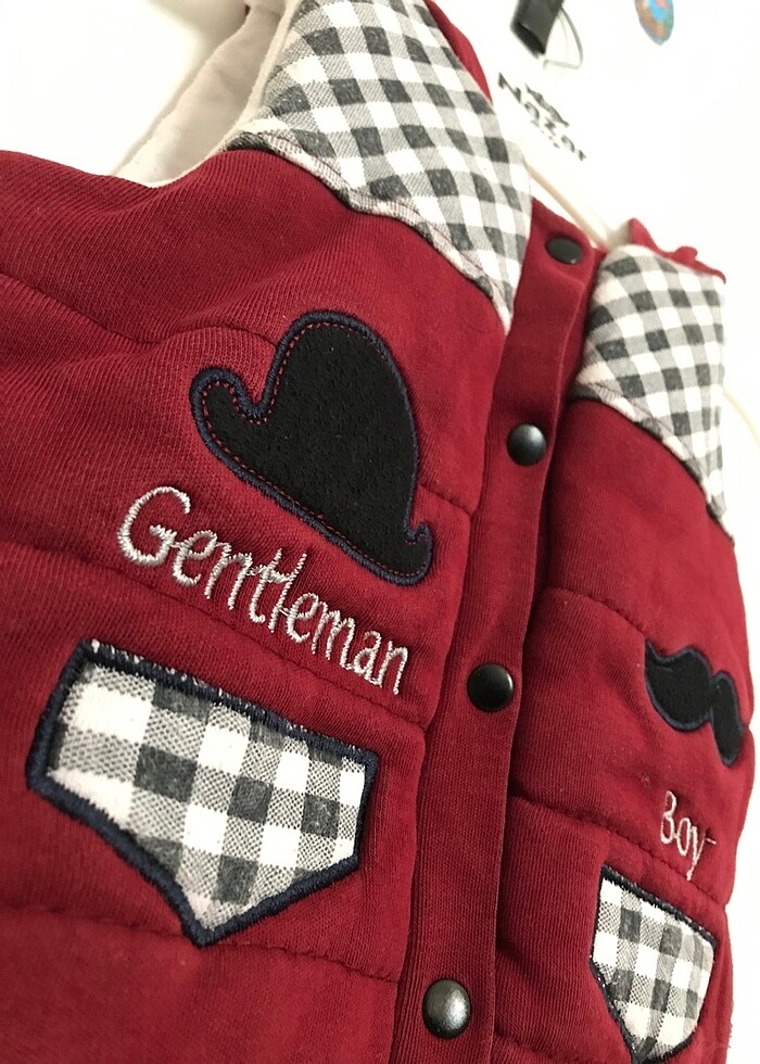 Erkek bebek yelek - Görsel 3