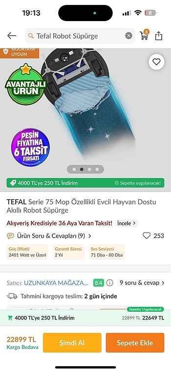 Tefal Bir kere bile kullanmadım