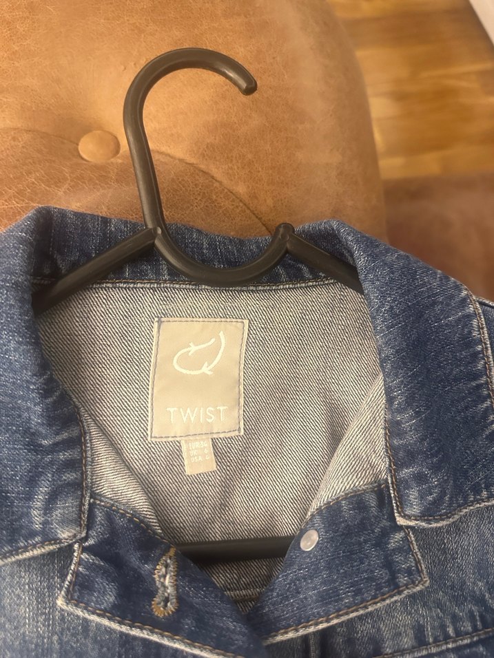 Kadın Mavi Denim Kemerli Ceket - Görsel 3