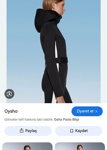 Uzun Kollu Siyah Kemerli Midi Tulum - Görsel 2