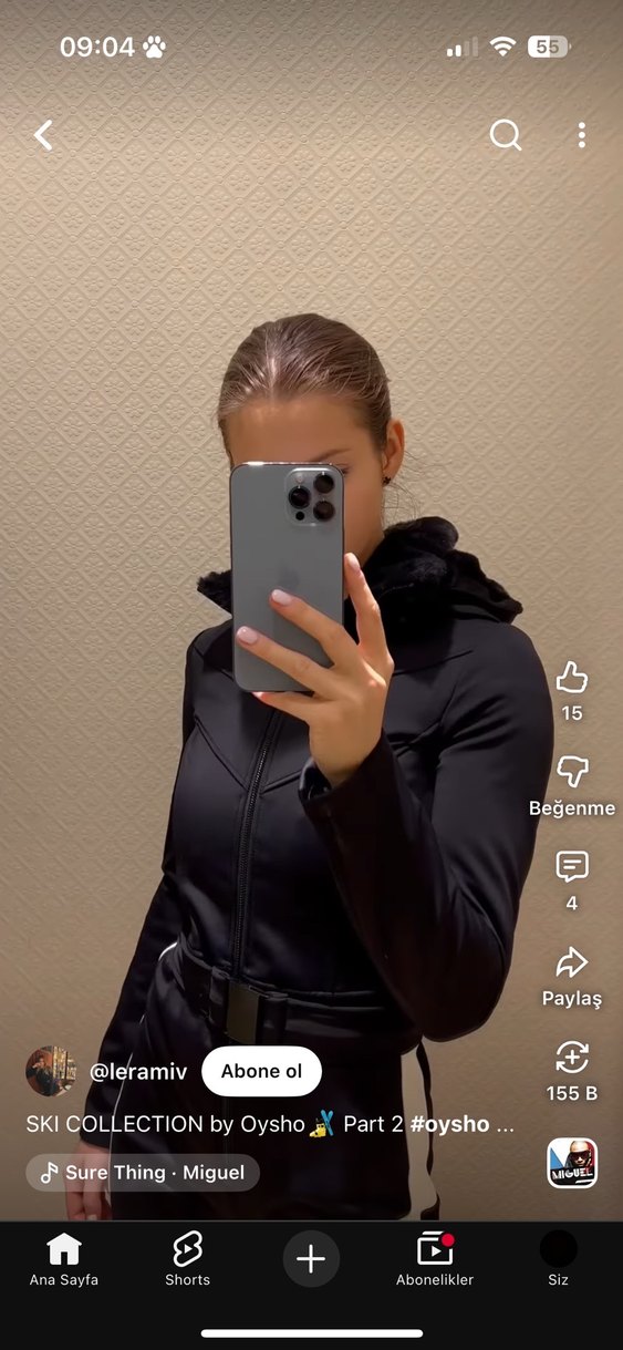 Uzun Kollu Siyah Kemerli Midi Tulum - Görsel 3