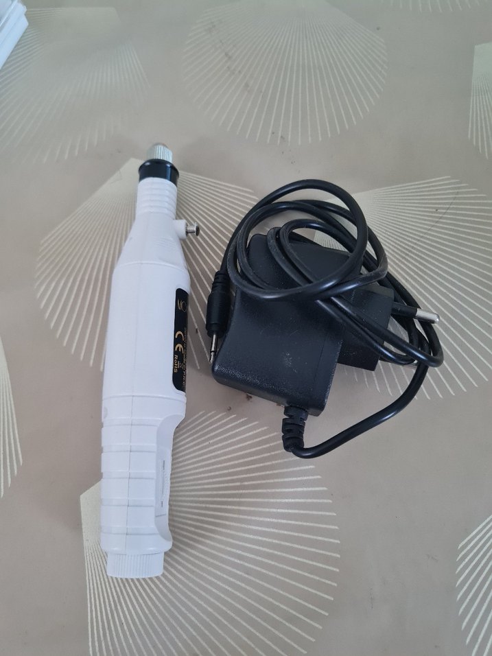 Beyaz Elektrikli Tırnak törpüsü seti - Görsel 2