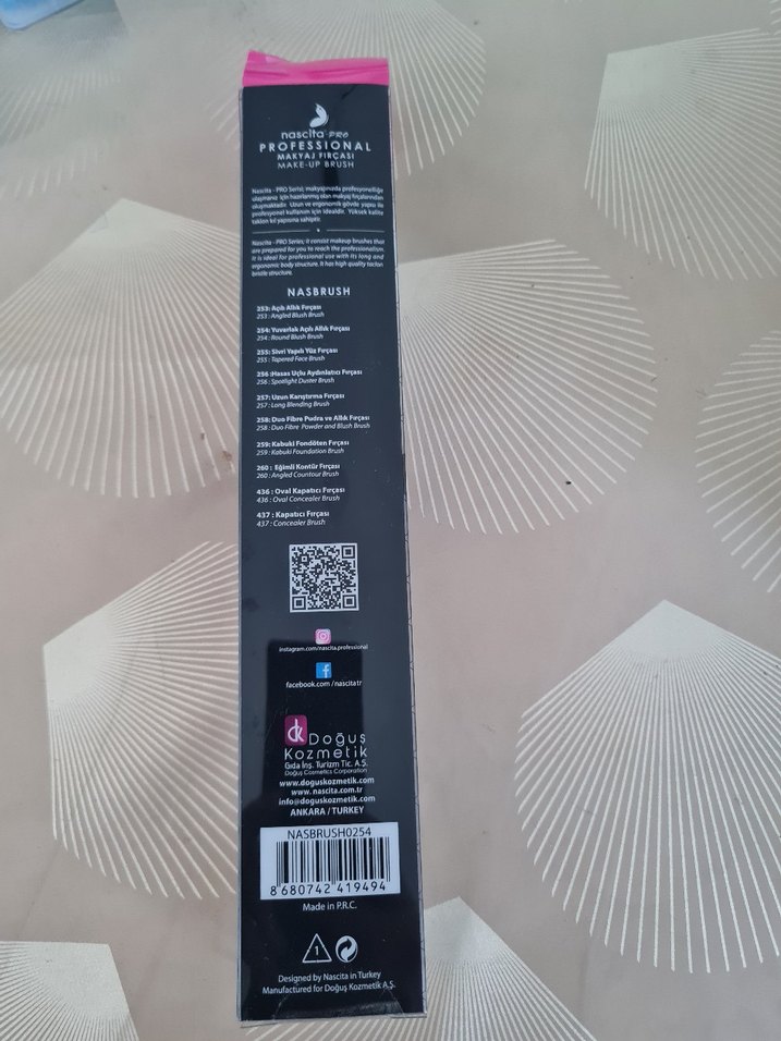 Nascita Pro Profesyonel Makyaj Fırçası 254 - Görsel 2