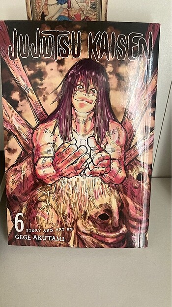 Jujutsu Kaisen 6.cilt ingilizce manga