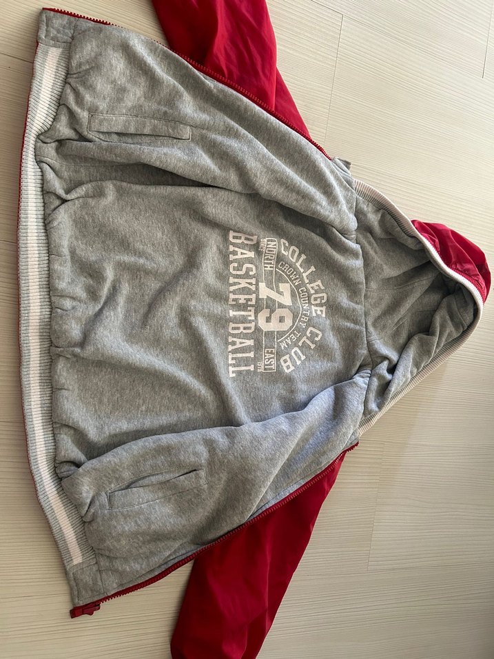 Kırmızı Erkek Çocuk Yağmurluk Ceket - Görsel 3