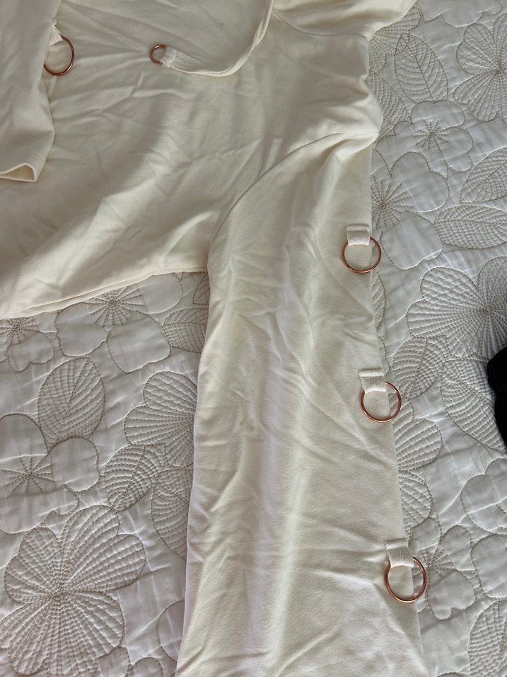 Ekru Kapüşonlu Kadın Sweatshirt - Görsel 3