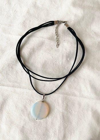 Opal doğaltaş kolye - Görsel 3