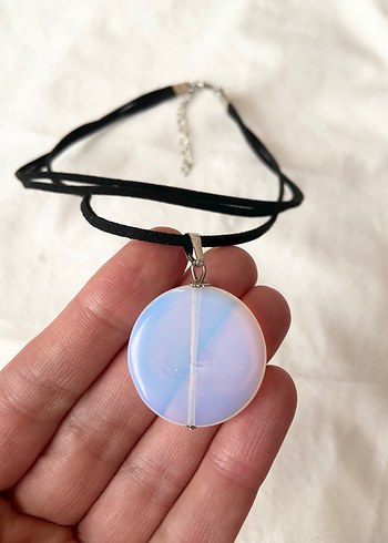 Opal doğaltaş kolye - Görsel 2