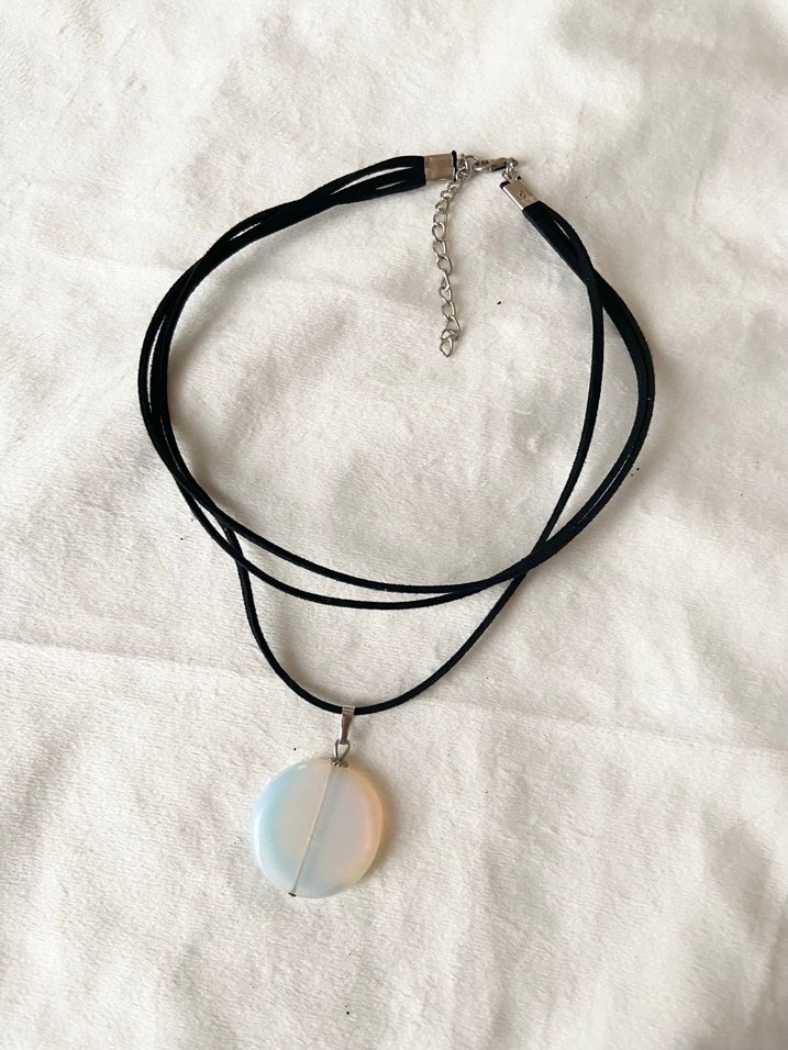 Opal doğaltaş kolye - Görsel 3