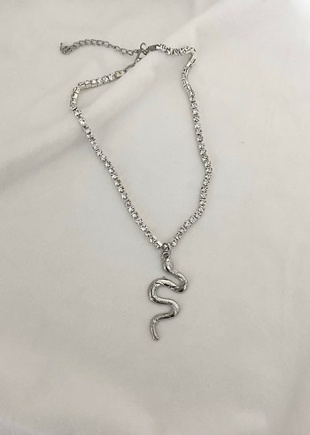 Yılan uçlu suyolu kolye - Görsel 3
