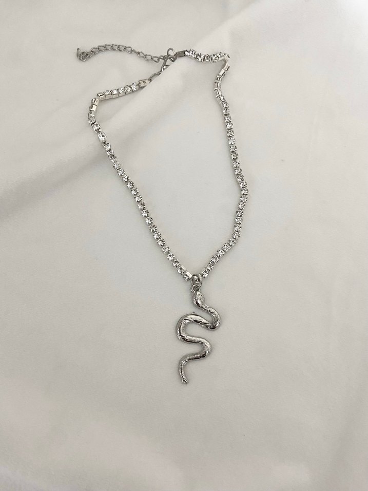 Yılan uçlu suyolu kolye - Görsel 3