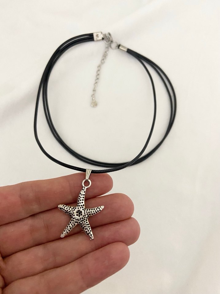 Siyah Deniz yıldızlı kolye - Görsel 2