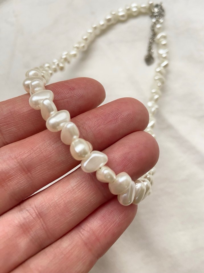 Formsuz inci kolye - Görsel 2