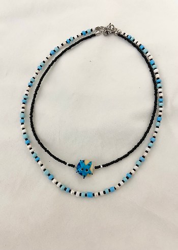 Murano denizyıldızlı kombin kolye - Görsel 4