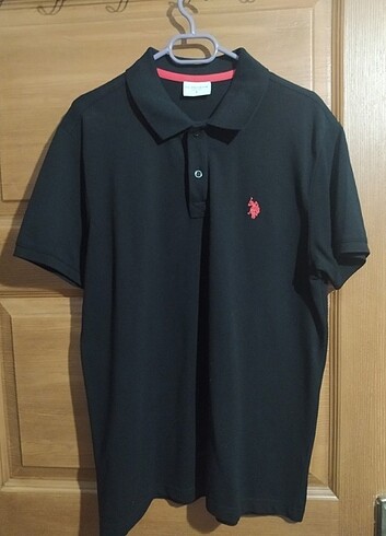 Polo Yaka Siyah Tişört