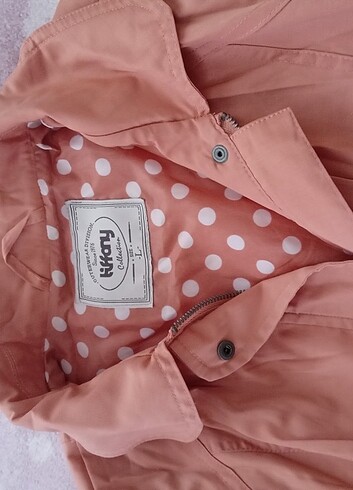 Kapuşonlu tiffany trençkot - Görsel 3