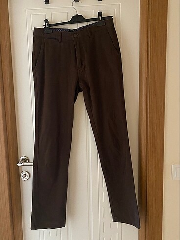 Kahverengi pamuklu erkek pantolonu Karaca markalı - Görsel 2