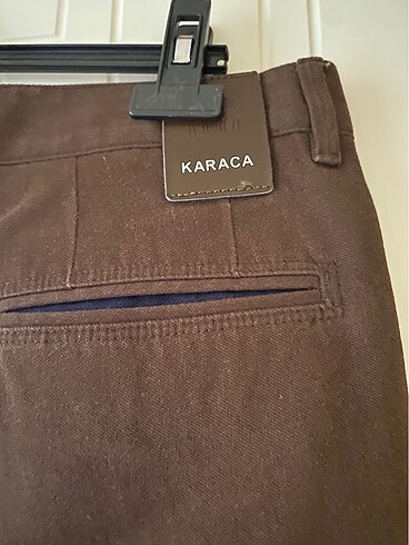 Kahverengi pamuklu erkek pantolonu Karaca markalı - Görsel 3