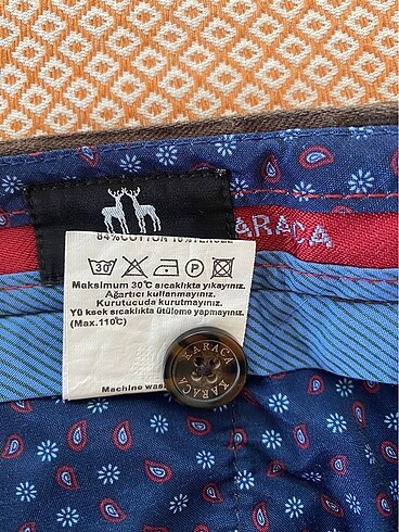 Kahverengi pamuklu erkek pantolonu Karaca markalı - Görsel 5