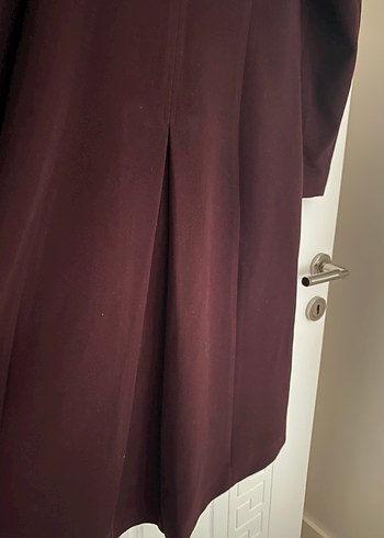 Nihan markalı bordo kürklü kaban - Görsel 5