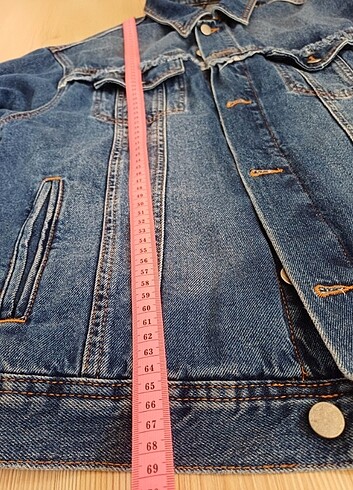 ADL Oversize Kadın Kot Ceket