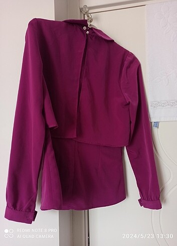 Mor  kadın gömlek  - Görsel 2
