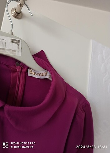 Mor  kadın gömlek  - Görsel 3