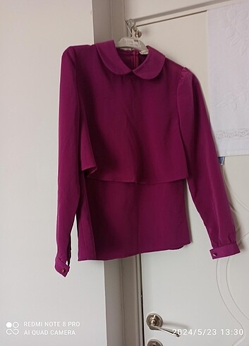 Mor  kadın gömlek  - Görsel 5