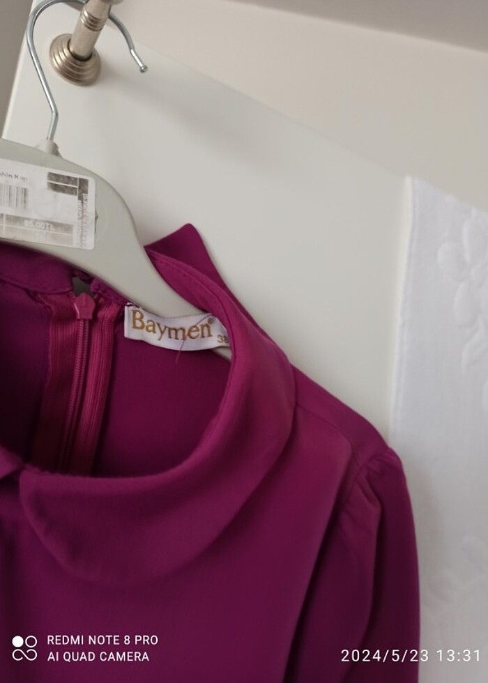 Mor  kadın gömlek  - Görsel 3