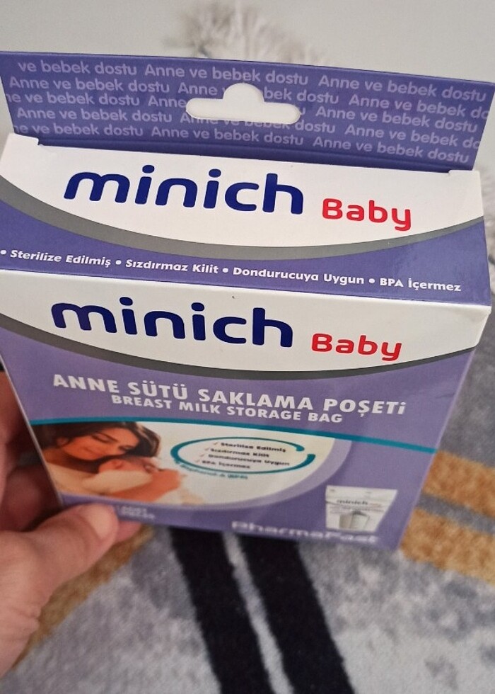 Anne sütü saklama poşeti  - Görsel 2