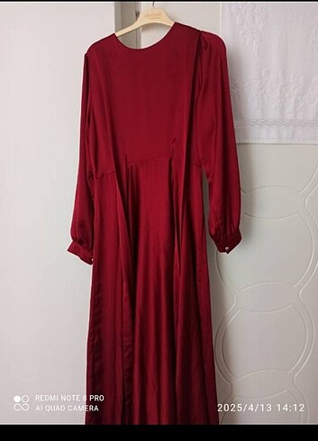 Bordo Mevlana abiye - Görsel 2