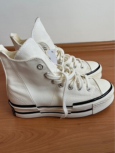 36 Beden beyaz Renk Converse Chuck 70 Plus